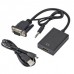  VGA to HDMI Female Converter Adaptor Cable